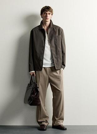 Широкие мужские брюки zara