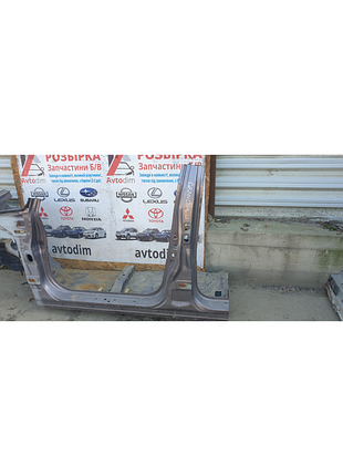 Стойка центральная с порогом левая темно серая mn150837 mitsubishi grandis 2003-2011