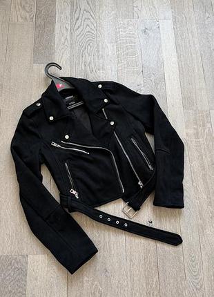 Кожанка pull&bear, куртка, ветровка