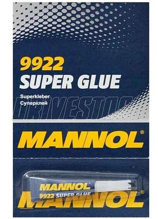 Клей 3мл секундний 9922 super glue тм mannol