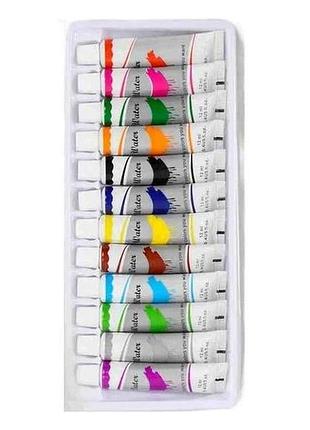 Краска акварельная 12кол. в тюбиках 12мл ww01646st тм stenson
