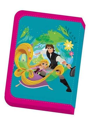 Пенал тканевый, 1 отдел. 2 отв. disney tangled 21*13,5*4см 930516 тм leader