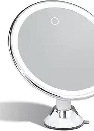 Дзеркало для макіяжу з led підсвіткою та зумом