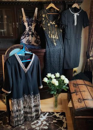 Сукня dolce gabbana оригінал вінтажна брендова з мереживом довга повсякдення класична вишита облягаюча