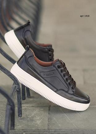 Кеди/кросівки чоловічі 40-45 ns cheki classic leather chocolate