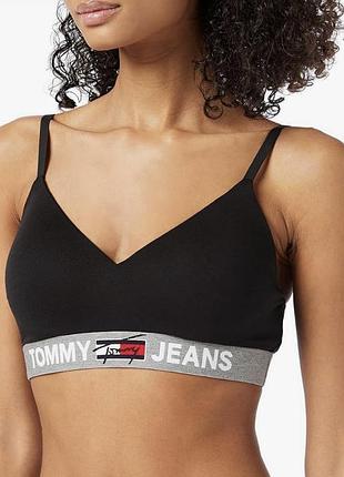 Оригинал.стильный,хлопковый бюстгальтер-браллет пуш-ап tommy hilfiger