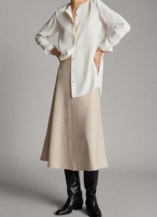 Вовняна спідниця massimo dutti