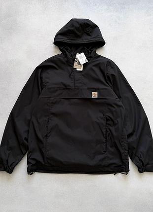 Вітровка анорак carhartt storm defender jacket куртка кархарт чорна