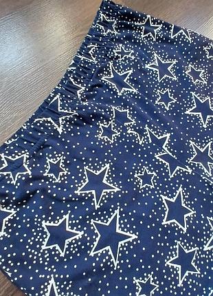 Мягкая сенька пижама/ пижамные штаны лосины new look синяя в белые звезды