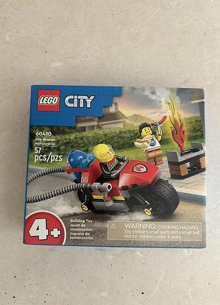 Конструктор lego city пожежний рятувальний мотоцикл (60410)