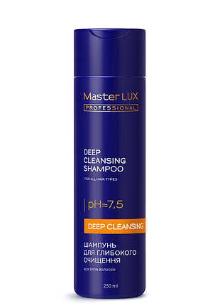 Шампунь для глибокої очистки волосся шго deep cleansing master lux, 250 мл