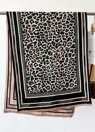 Кашеміровий шарф "лео" cashmere 102026
