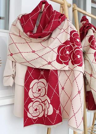 Кашеміровий шарф "ромб" cashmere 102014