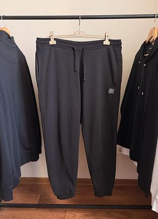 Спортивные stone island patch program jogging fleece pants black