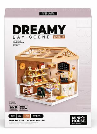 Конструктор-румбокс "пекарня" mini house 8011-mh, серії "інтер'єр" 87 деталей