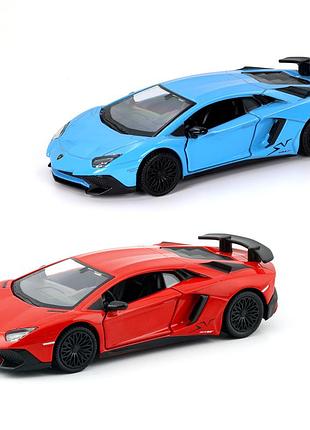 Автомодель - lamborghini aventador (червоний, синій)