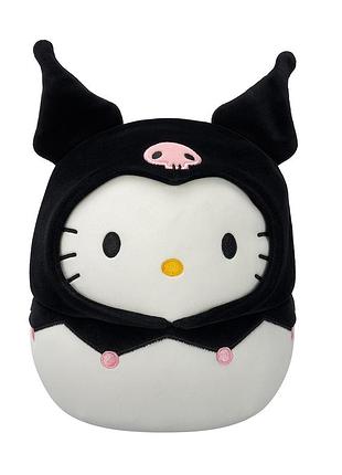 М'яка іграшка squishmallows - хелоу кітті в образі куромі (20 cm)
