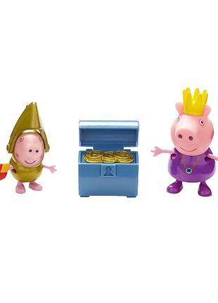 Набір фігурок peppa - принцеса пеппа і сер джордж голд