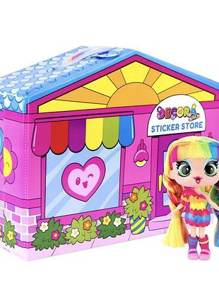 Игровой набор с куклой decora - дизайнерский магазин наклеек