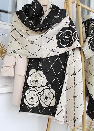 Кашеміровий шарф "ромб" cashmere 102011
