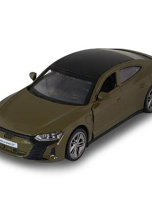 Автомодель – audi rs e-tron gt (коричневий)