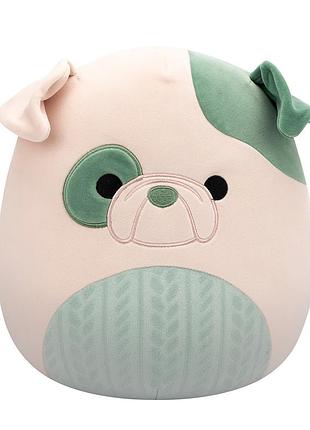 М'яка іграшка squishmallows – бульдог августін (30 cm)