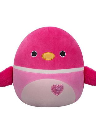 М'яка іграшка squishmallows – качка делла (13 cm)
