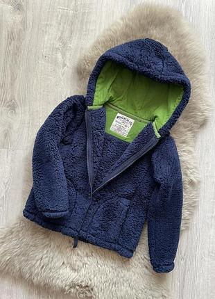 Дитяча тепла кофта з капюшоном marks&spencer зіпка