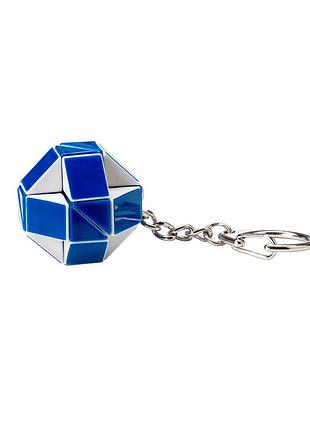 Міні-головоломка rubik's - змійка біло-блакитна