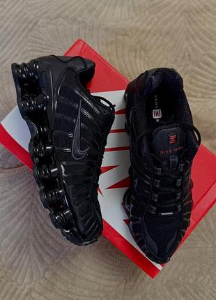 Кросівки чоловічі nike shox tl чорні