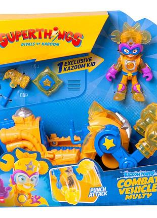 Игровой набор superthings серии combat vehicles - мульти-машина