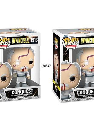 Ігрова фігурка funko pop! серії невразливий - конквест (у битві з невразливим) (w/ch)