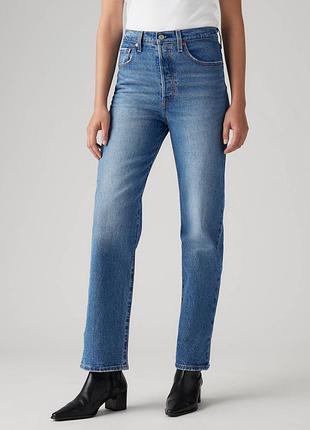 Оригінальні жіночі джинси levi's ribcage straight ankle (w25)