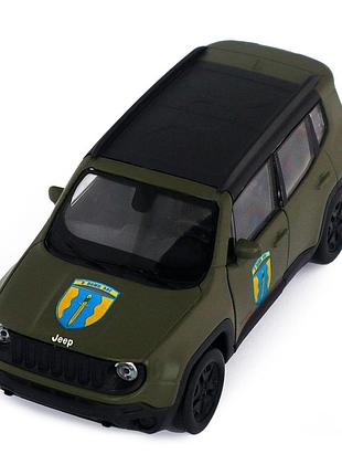 Автомодель серії шеврони героїв - jeep renegade trailhawk - айдар