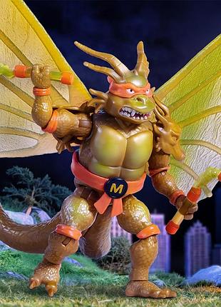 Фігурка tmnt x godzilla – майкі в образі короля гідори