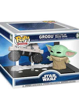 Ігрова фігурка funko pop! moment серії мандалорець і ґроґу - ґроґу і ремонтний дроїд mse-6