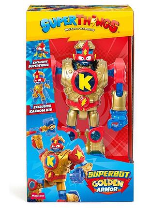 Игровой набор superthings s – супербот голден армор