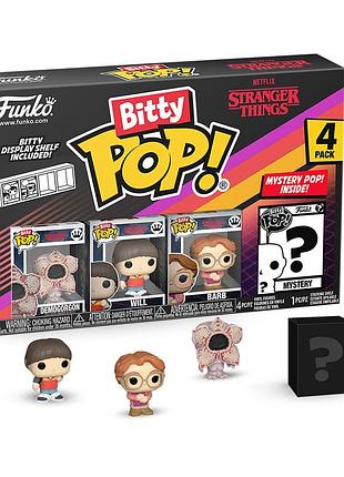 Набір ігрових фігурок bitty pop! - демогоргон (4 фігурки в ас.)