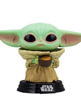 Игровая фигурка funko pop! серии мандалорец - малыш с чашкой