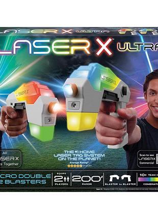 Ігровий набір для лазерних боїв - laser x ultra micro для двох гравців