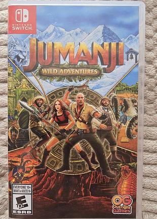Jumanji wild adventures , б/у, eng , nintendo switch 1|2