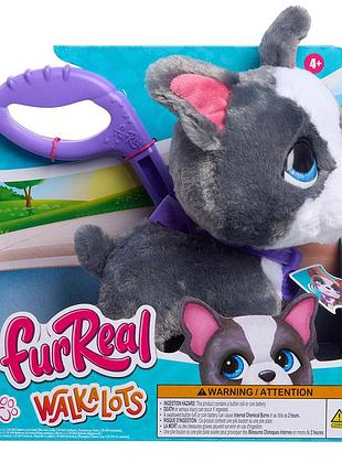 Интерактивная игрушка furreal серии walk-a-lots – французский бульдог