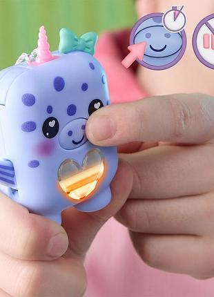 Интерактивная игрушка nanomals s1 – синий нарвал