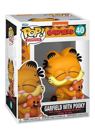 Ігрова фігурка funko pop! серії гарфілд - гарфілд з пукі