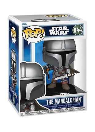 Ігрова фігурка funko pop! серії мандалорець і ґроґу - мандалорець зі зброєю