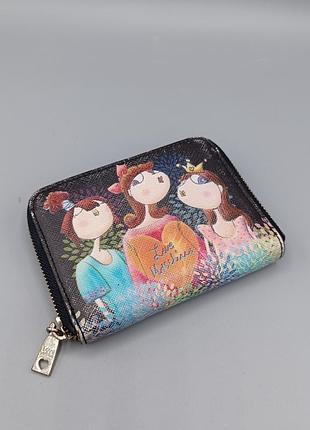 Великий жіночий оригінальний гаманець love moschino