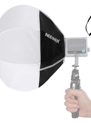 Сферический софтбокс neewer ns7l lantern softbox с креплением minibowens 30см для видеосвета neewer hs60b