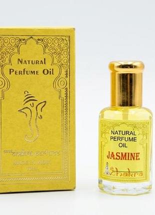 Індійські олійні парфуми у гарній коробочці жасмин jasmine chakra 10 мл