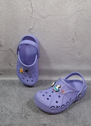 Сабо crocs baya clog сланці шльопанці дитячі унісекс jibbitz