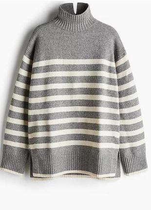Светр подовжений з розрізами h&m